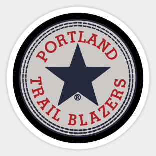 Trail Blazers Logo Sticker